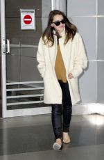 EMILIA CLARKE at JFK Airport in New York