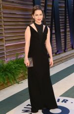EMILIA CLARKE at Vanity Fair Oscar Party in Hollywood