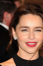 EMILIA CLARKE at Vanity Fair Oscar Party in Hollywood