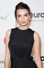 EMILY RATAJKOWSKI at Elton John Aids Foundation Oscar Party in Los Angeles