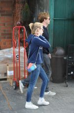 EMMA ROBERTS and Evan Peters Out and About in Los Angeles