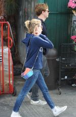 EMMA ROBERTS and Evan Peters Out and About in Los Angeles