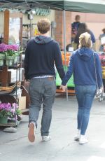 EMMA ROBERTS and Evan Peters Out and About in Los Angeles