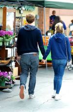 EMMA ROBERTS and Evan Peters Out and About in Los Angeles