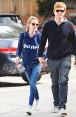 EMMA ROBERTS and Evan Peters Out and About in Los Angeles