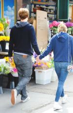 EMMA ROBERTS and Evan Peters Out and About in Los Angeles