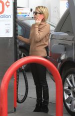 EMMA ROBERTS at a Gas Station in West Hollywood