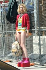 EMMA ROBERTS at a Photoshoot for Elle Magazine