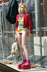 EMMA ROBERTS at a Photoshoot for Elle Magazine