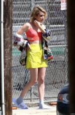EMMA ROBERTS at a Photoshoot for Elle Magazine