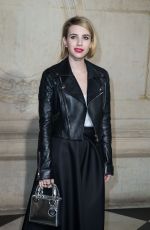 EMMA ROBERTS at Christian Dior Fashion Show in Paris