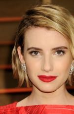 EMMA ROBERTS at Vanity Fair Oscar Party in Hollywood