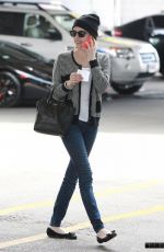 EMMA ROBERTS Heading to Car Wash in Los Angeles