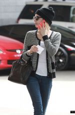 EMMA ROBERTS Heading to Car Wash in Los Angeles