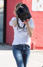 EMMA ROBERTS Hide from Paps Out in Los Angeles