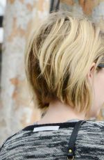 EMMA ROBERTS Lunch at Chop Stop in West Hollywood
