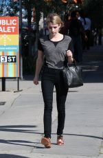 EMMA ROBERTS Out and About in Los Angeles 1903