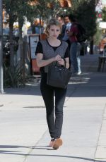 EMMA ROBERTS Out and About in Los Angeles 1903