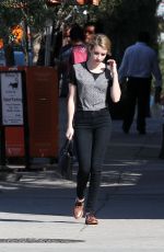EMMA ROBERTS Out and About in Los Angeles 1903