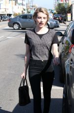 EMMA ROBERTS Out and About in Los Angeles 1903