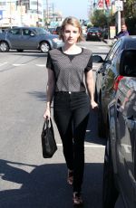 EMMA ROBERTS Out and About in Los Angeles 1903