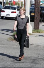 EMMA ROBERTS Out and About in Los Angeles 1903