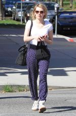EMMA ROBERTS Out and About in West Hollywood 1703
