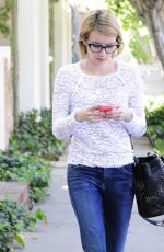 EMMA ROBERTS Out Shopping in Beverly Hills