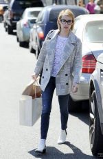 EMMA ROBERTS Out Shopping in Beverly Hills
