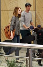 EMMA STONE Arrives at Airport in Sydney