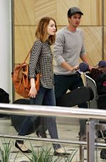 EMMA STONE Arrives at Airport in Sydney