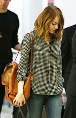 EMMA STONE Arrives at Airport in Sydney