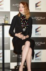 EMMA STONE at Amazing Spider-man 2 Press Conference in Tokyo