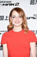 EMMA STONE at Amazing Spiderman 2 Photocall in Beijing