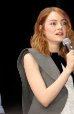 EMMA STONE at Earth Hour Kick-off with Spider-man in Singapore