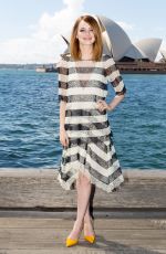 EMMA STONE at The Amazing Spider-Man 2 Photocall  in Sydney