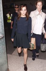 EMMA WATSON Arrives at LAX Airport in Los Angeles