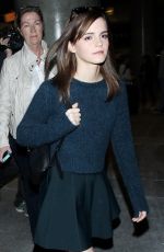 EMMA WATSON Arrives at LAX Airport in Los Angeles