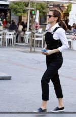 EMMA WATSON Out and About in Madrid