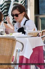 EMMA WATSON Out and About in Madrid