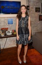 EMMY ROSSUM at CBS This Morning in New York