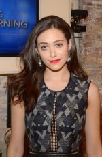 EMMY ROSSUM at CBS This Morning in New York