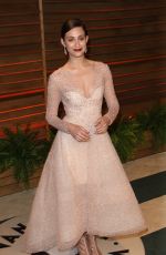 EMMY ROSSUM at Vanity Fair Oscar Party in Hollywood 