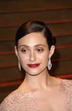 EMMY ROSSUM at Vanity Fair Oscar Party in Hollywood 