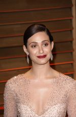 EMMY ROSSUM at Vanity Fair Oscar Party in Hollywood 