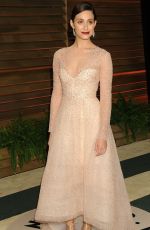 EMMY ROSSUM at Vanity Fair Oscar Party in Hollywood 