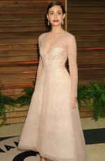 EMMY ROSSUM at Vanity Fair Oscar Party in Hollywood 