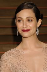 EMMY ROSSUM at Vanity Fair Oscar Party in Hollywood 