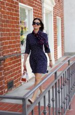 EMMY ROSSUM in Dress Out Shopping in Beverly Hills 