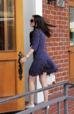 EMMY ROSSUM in Dress Out Shopping in Beverly Hills 